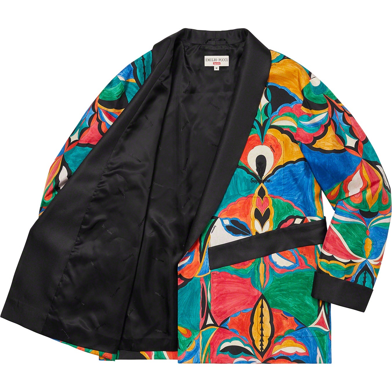 Supreme®/Emilio Pucci® Silk Smoking Jacket view 11